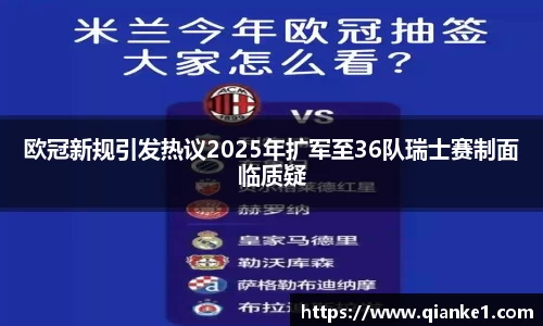 欧冠新规引发热议2025年扩军至36队瑞士赛制面临质疑
